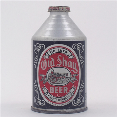 Old Shay Beer Crowntainer Cone Top PITTSBURGH 197-28