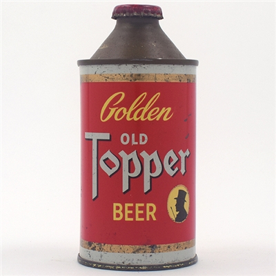 Old Topper Golden Beer Cone Top 178-10 SCARCE