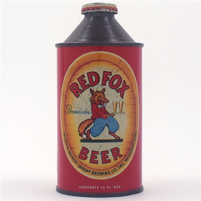 Red Fox Beer Cone Top IRTP 180-27
