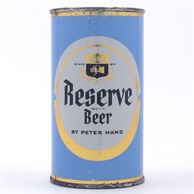 Reserve Beer Peter Hand Flat Top 113-34 SHARP