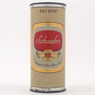 Schaefer Beer Half Quart Flat Top 235-5