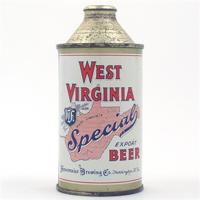 West Virginia Special Beer Cone Top 188-30 CLEAN