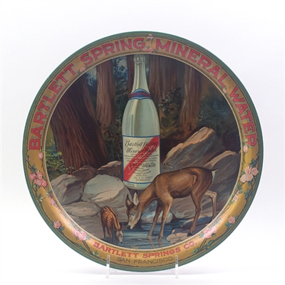 Bartlett Spring Mineral Water Pre-Prohibition Serving Tray