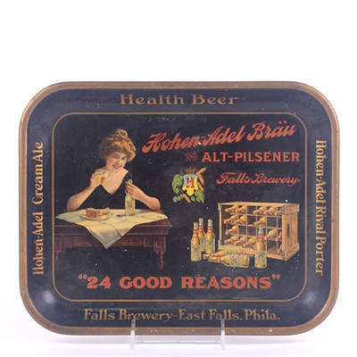 Falls Brewery Hohen-Adel Brau Pre-Prohibition Serving Tray