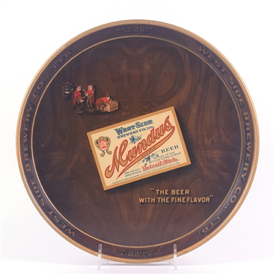 West Side Mundus Beer Pre-Prohibition Serving Tray