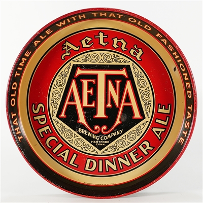 Aetna Special Dinner Ale Old Time Ale Old Fashioned Taste Tray TOUGH