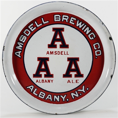 Amsdell Albany Ale AAA Porcelain Tray