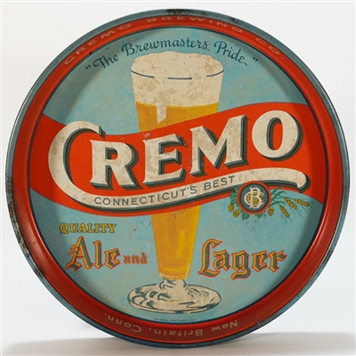 Cremo Quality Ale Lager Brewmasters Pride Tray RARE