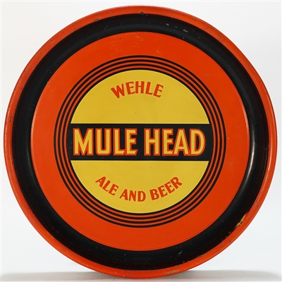 Wehle Mule Head Ale Beer Advertising Tray