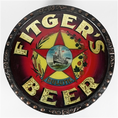 Fitgers Beer Duluth Minnesota Nautical Scene ROG Sign HOLY GRAIL