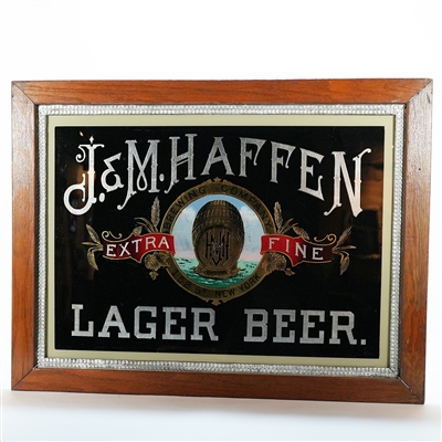 Haffen Lager Beer Pre-prohibition ROG Sign SCARCE