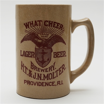 Molter What Cheer Lager Beer Pre-prohibition Mug