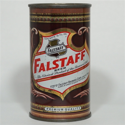 Falstaff Beer Flat Top Can OMAHA DNCMT4 LID 62-11