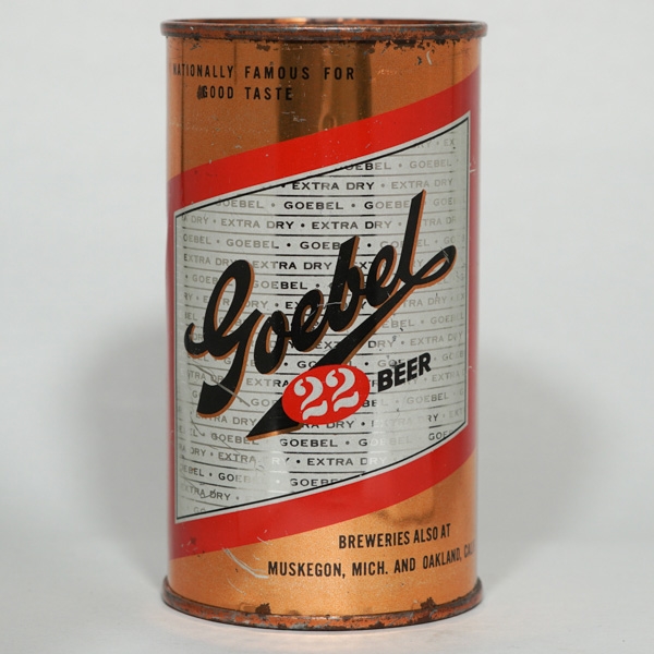Goebel Beer Flat Top DETROIT 71-3