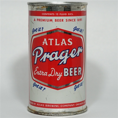 Atlas Prager Extra Dry Beer Flat Top 32-25