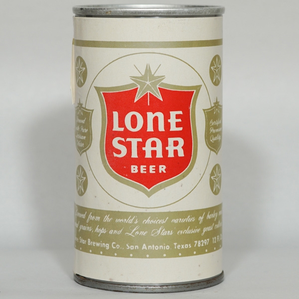 Lone Star Beer Pull Tab UNLISTED PAPER LABEL 