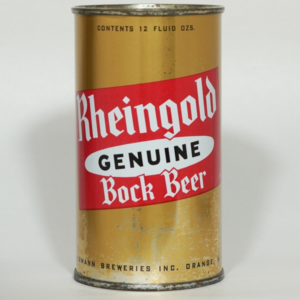 Rheingold Bock Beer Flat Top METALLIC 123-16