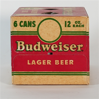 Budweiser Lager Beer Can Carton 
