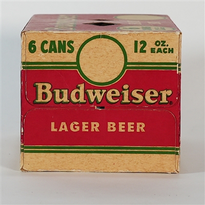 Budweiser Lager Beer Can Carton 