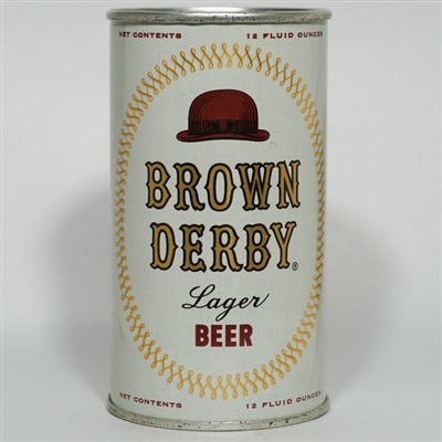 Brown Derby Lager Beer GRACE BROS Flat MINTY 42-23