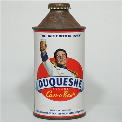 Duquesne Beer Cone Top NICE 159-32