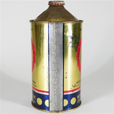 Gold Seal Beer Quart Cone Top 