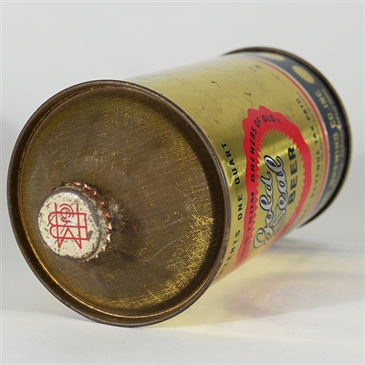 Gold Seal Beer Quart Cone Top 