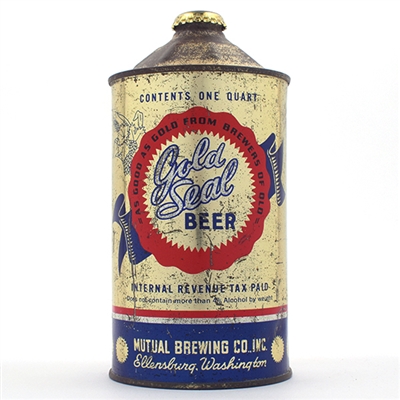 Gold Seal Beer Quart Cone Top 210-9