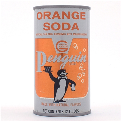 Penguin Orange Soda Flat Top FUN GRAPHICS