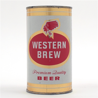 Western Brew Beer Flat Top 145-6 RARE