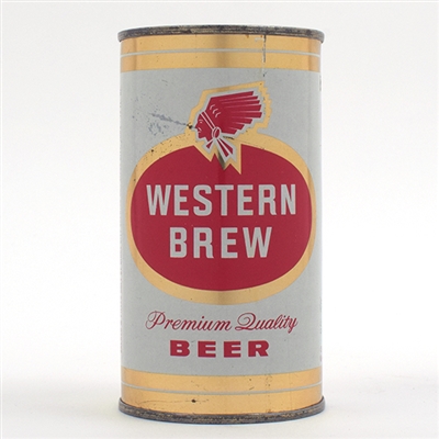 Western Brew Beer Flat Top 145-6 RARE