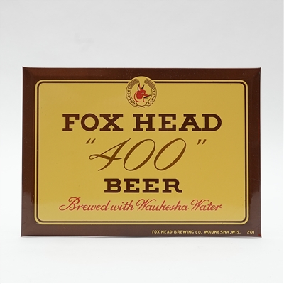 Fox Head 400 Yellow Brown TOC Sign