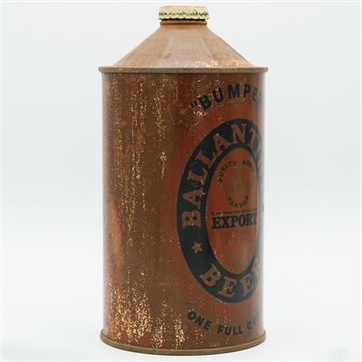 Ballantines Light Export BEER Bumper Quart Cone Top XXX PORTER VERSION 202-10