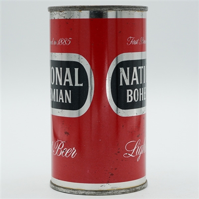 National Bohemian Light Beer Flat Top METALLIC SILVER 102-11