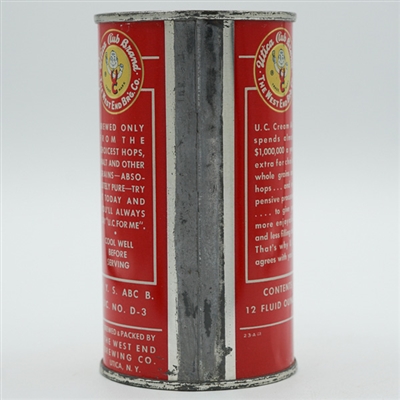 Utica Club Pale Cream Ale Flat Top NON IRTP SWEET 142-18