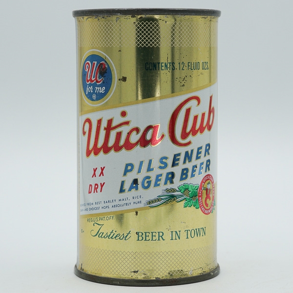 Utica Club Pilsner Lager Flat Top 142-24