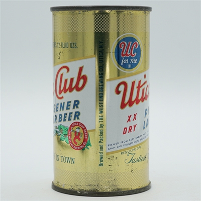 Utica Club Pilsner Lager Flat Top 142-24