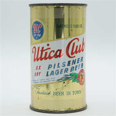 Utica Club Pilsner Lager Flat Top 142-24