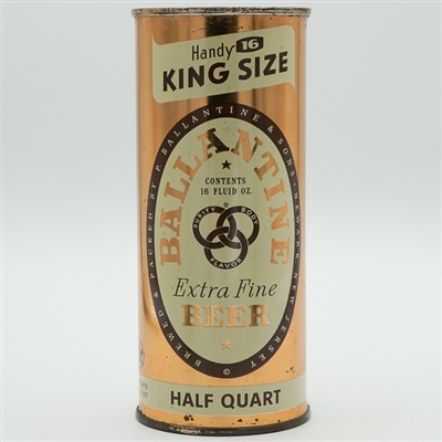 Ballantine Extra Fine Beer Bank Top 16 OZ PINT VANITY LID 224-20