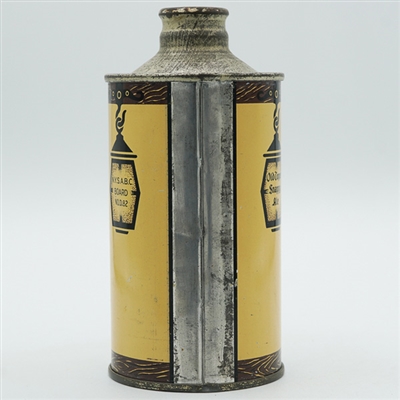 Old Topper Snappy Ale Cone Top WHITE TEXT 178-6