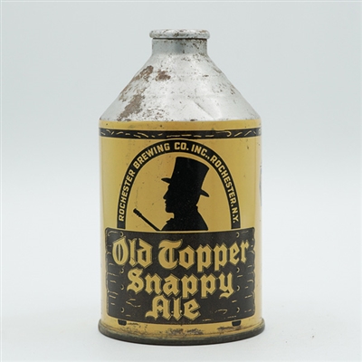 Old Topper Snappy Ale Crowntainer BLACK OVAL 197-29
