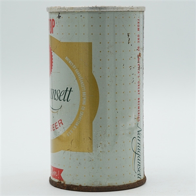 Narragansett Lager Beer Zip Tab FLIP-TOP 95-38