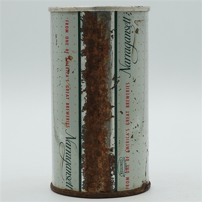 Narragansett Lager Beer Zip Tab FLIP-TOP 95-38