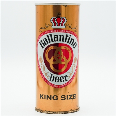 Ballantine Beer 16 OZ Pint Zip Tab SHARP 138-26