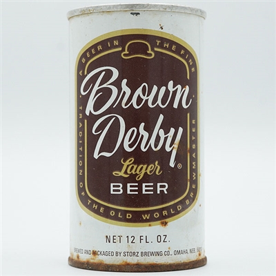 Brown Derby Lager Beer Pull Tab STORZ OMAHA 46-27