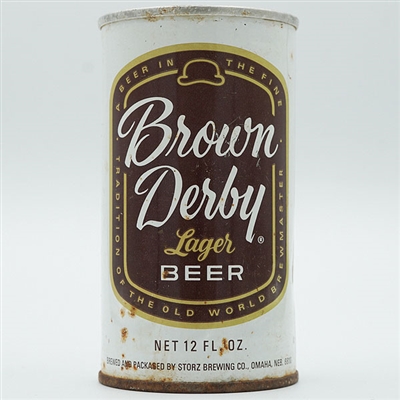 Brown Derby Lager Beer Pull Tab STORZ OMAHA 46-27