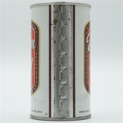 Brown Derby Lager Beer Pull Tab ORANGE STORZ OMAHA 46-28