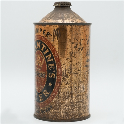 Ballantines Light Export BEER Bumper Quart Cone Top WORLDS FAIR 202-13