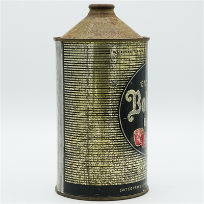 Bohemian Brand Beer Quart Cone Top RARE 203-15