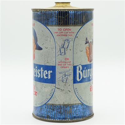 Burgermeister Pale Beer Snap Cap Quart 205-2